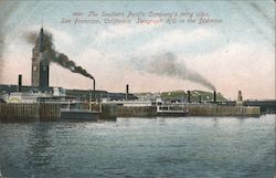 The Southern Pacific Company's Ferry Slips Postcard