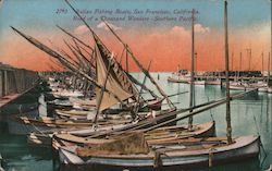 Italian Fishing Boats San Francisco, CA Postcard Postcard Postcard