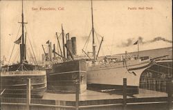 Pacific Mail Dock San Francisco, CA Postcard Postcard Postcard