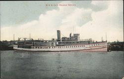 M.S.S. Co's Steamer Sahome Postcard