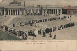 U.S. Naval Training School, Yerba Buena Island Postcard