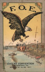 Eagles Convention San Francisco, CA Postcard Postcard Postcard