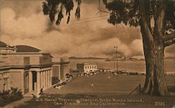 U.S. Naval Training Station, Yerba Buena Island Postcard