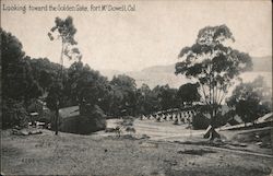 Looking Toward the Golden Gate, Fort McDowell Postcard