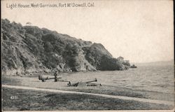 Light House, West Garrison, Fort McDowell San Francisco, CA Postcard Postcard Postcard