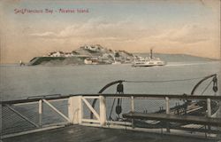 San Francisco Bay - Alcatraz Island Postcard