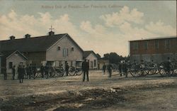 Artillary Drill at Presidio Postcard