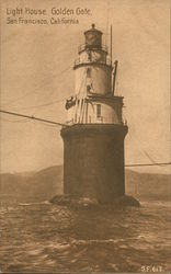 Light House, Golden Gate Postcard