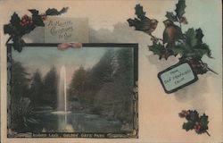 Alvord Lake, Golden Gate Park A Merry Christmas to You Postcard