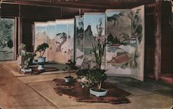 Interior Japanese Tea House - Golden Gate Park San Francisco, CA Postcard Postcard Postcard