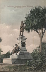 The Garfield Monument, Golden Gate Park Postcard