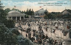 Children's Playground at Golden Gate Park Postcard