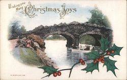 Wishing You Many Christmas Joys - In Golden Gate Park San Francisco, CA Postcard Postcard Postcard