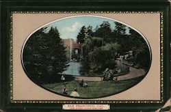 Lake Alworld, Golden Gate Park San Francisco, CA Postcard Postcard Postcard