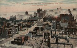 Ruins of the City After Earthquake and Fire, 1906 Postcard