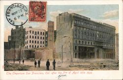 The Emporium After the Fire of April 18th 1906 Postcard