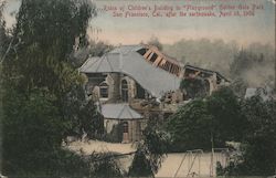 Ruins of Children's Building in "Playground" Golden Gate Park San Francisco, CA Postcard Postcard Postcard