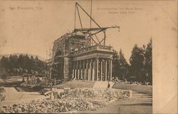 Reconstruction the Music Stand, Golden Gate Park San Francisco, CA Postcard Postcard Postcard