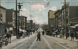 Fillmore Street Near Sutter Street, One Year After Fire San Francisco, CA Postcard Postcard Postcard