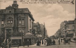 Looking West Ellis Street fro Van Ness Avenuue San Francisco, CA Postcard Postcard Postcard