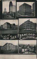 Views of San Francisco California Postcard