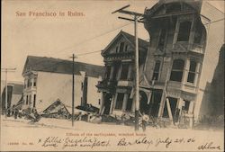 San Francisco in Ruins: Effects of the Earthquake California Postcard Postcard Postcard