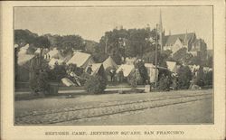 Refugee Camp, Jefferson Square Postcard