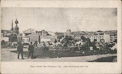 Gay Street - AFter Earthquake and Fire San Francisco, CA Postcard Postcard Postcard