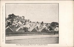 How San Franciscians Now Live - Lafayette Square San Francisco, CA Postcard Postcard Postcard