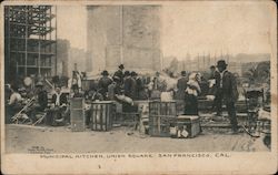 Municipal Kitchen at Union Square San Francisco, CA Postcard Postcard Postcard