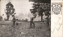 Burying the Dead Washington Square Postcard