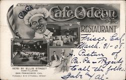 Cafe Odeon Restaurant & Family Resort Postcard