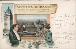 Spreckels Rotisserie Postcard