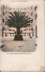 Palace Hotel Court Postcard