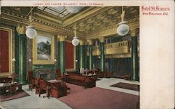 Hotel St. Francis, Lobby and Ladies Gallery San Francisco, CA Postcard Postcard Postcard