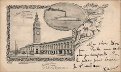 Ferry Building & Union Depot San Francisco, CA Postcard Postcard Postcard