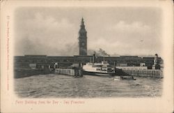 Ferry Building From the Bay San Francisco, CA Postcard Postcard Postcard