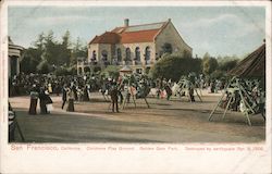 Childrens Play Ground, Golden Gate Park. Destroyed by Earthquake Apr. 18, 1906. San Francisco, CA Postcard Postcard Postcard