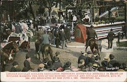 Lincoln-Douglas Boulder Dedication June 3, 1903 Freeport, Ill Theodore Roosevelt Postcard Postcard Postcard