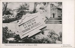 Passeio Publico Theodore Roosevelt, Remenbrance of the 30th of March 1909 Postcard