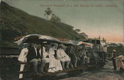 President Roosevelt on a visit through the Canal. (Panama). Theodore Roosevelt L. L. Maduro, Jr. Postcard Postcard Postcard