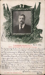 Theodore Roosevelt, 26th President of the United States Postcard Postcard Postcard