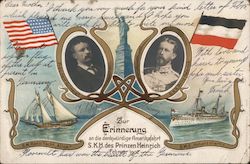 To Commemorate the Memorable Trip to the Americas by S.K.H. Prinzen Heinrich of Prussia Postcard