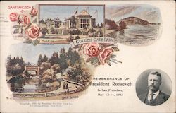 Remembrance of President Roosevelt In San Francisco, May 12-14, 1903 Postcard