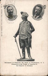 Monument of Frederick the Great at Washington, D.c. Postcard