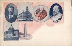 Commemoration of Meeting Between Roosevelt and the King of England Postcard