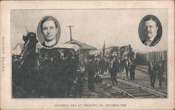 Mitchell Day at Tremont, PA. October 1905 Postcard