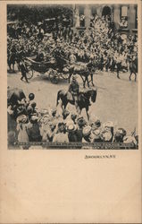 President Roosevelt Riding in Memorial Day Parade, 1905, Brooklym, N.Y. Postcard