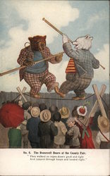 The Roosevelt Bears at the County Fair Postcard