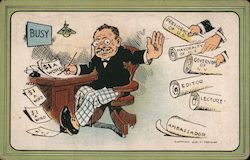 A Busy Teddy Roosevelt Postcard